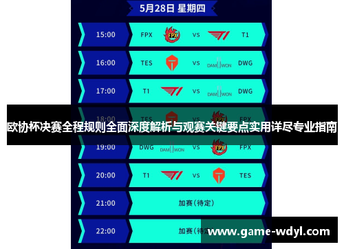 欧协杯决赛全程规则全面深度解析与观赛关键要点实用详尽专业指南 欧协杯决赛全程规则全面深度解析与观赛关键要点实用详尽专业指南